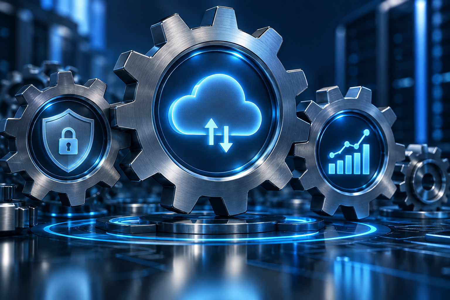 Cloud and DevOps technology gears